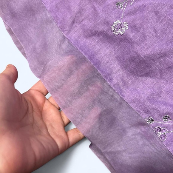 Y2K Fairy Purple Floral Skirt by Ann Taylor! - Picture 3 of 6